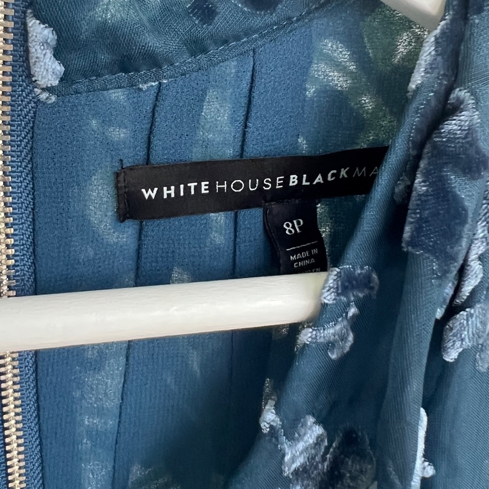 NWOT White House Black Market Salma Velvet Burnout Shell M Petite Size Sold Out - Picture 9 of 15